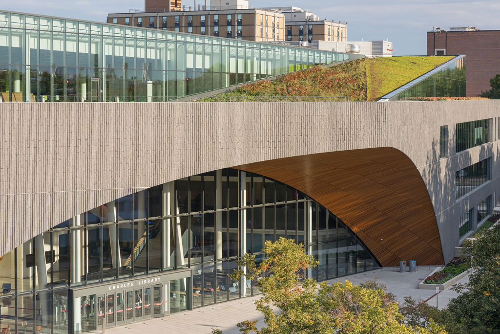 Sustainable design featured at Charles Library at Temple University in