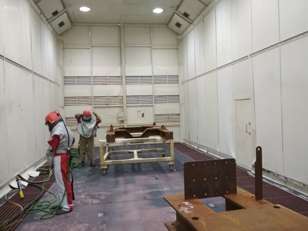 Shot blasting machine manufacturers Blast room suppliers Shot