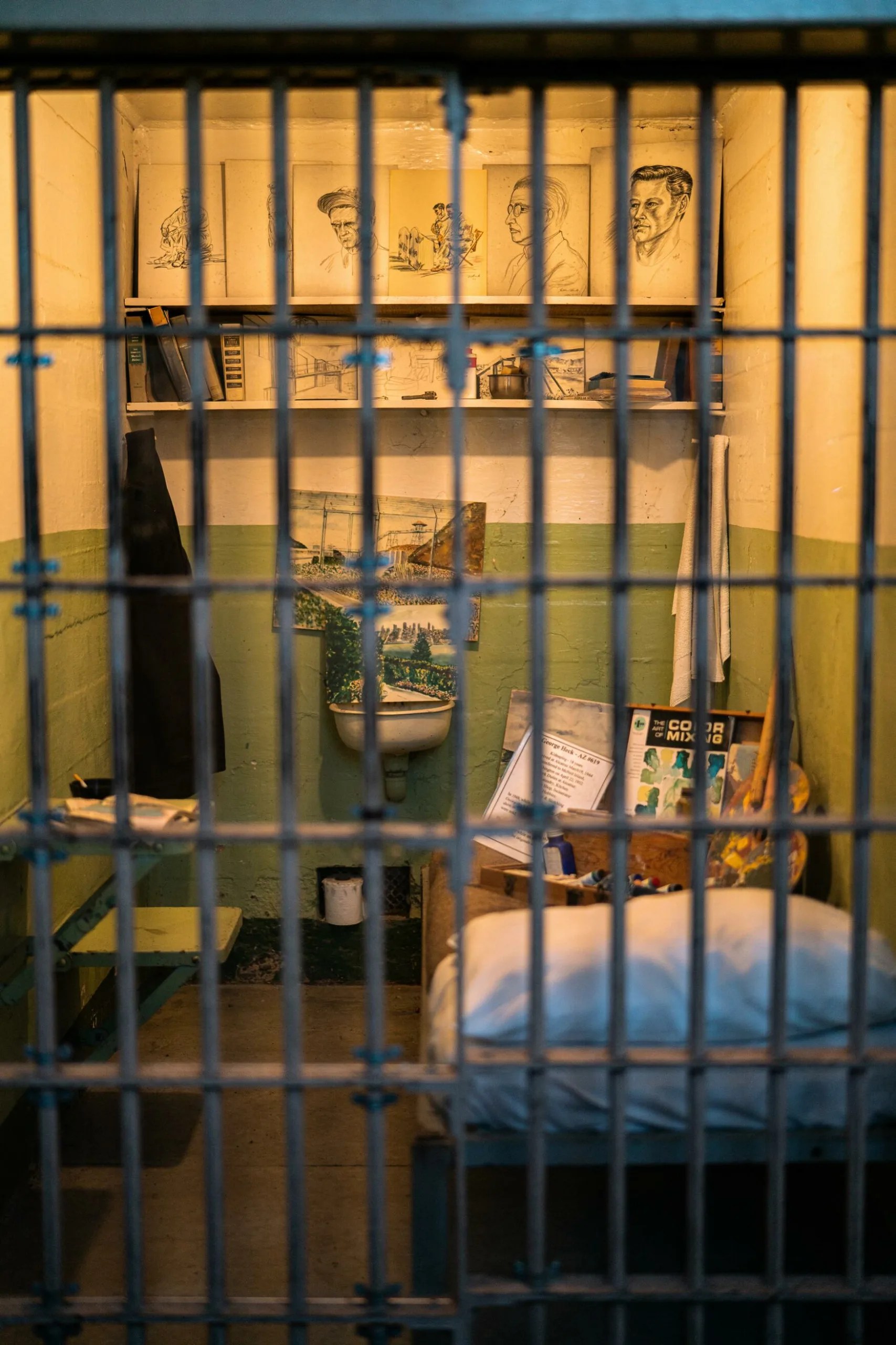 What is a prison cell like