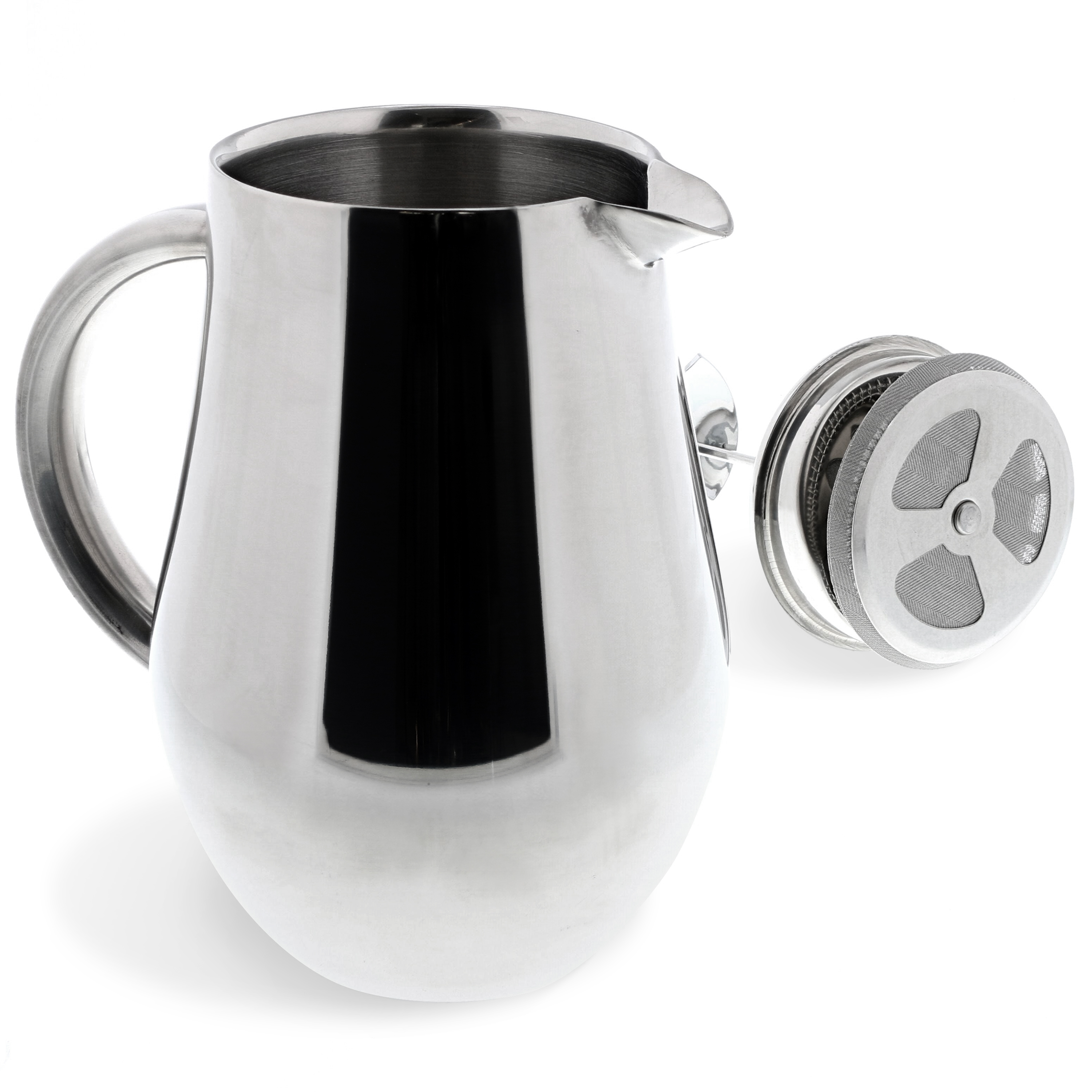 French Press DoubleWall Stainless Steel Mirror Finish (Euro) Coffee