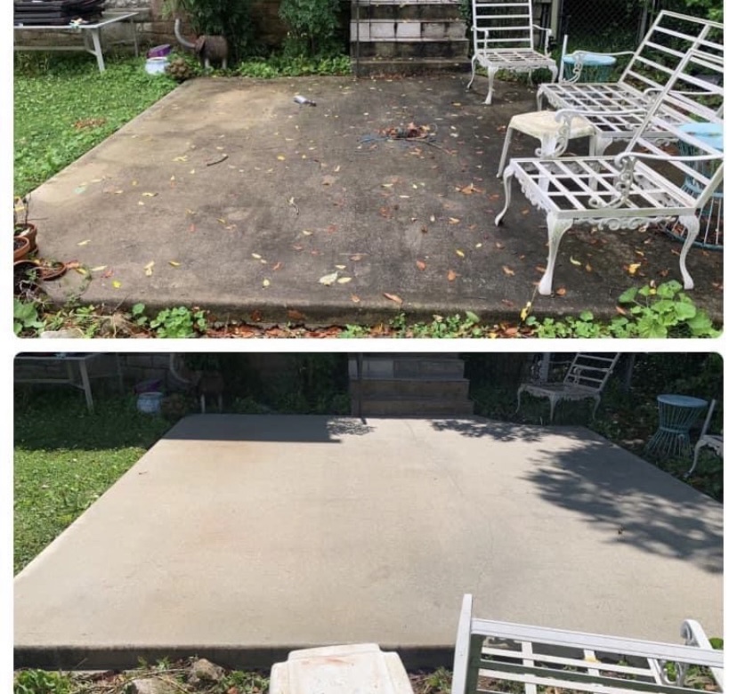 Power Washing Concrete Patio Pristine Prowash