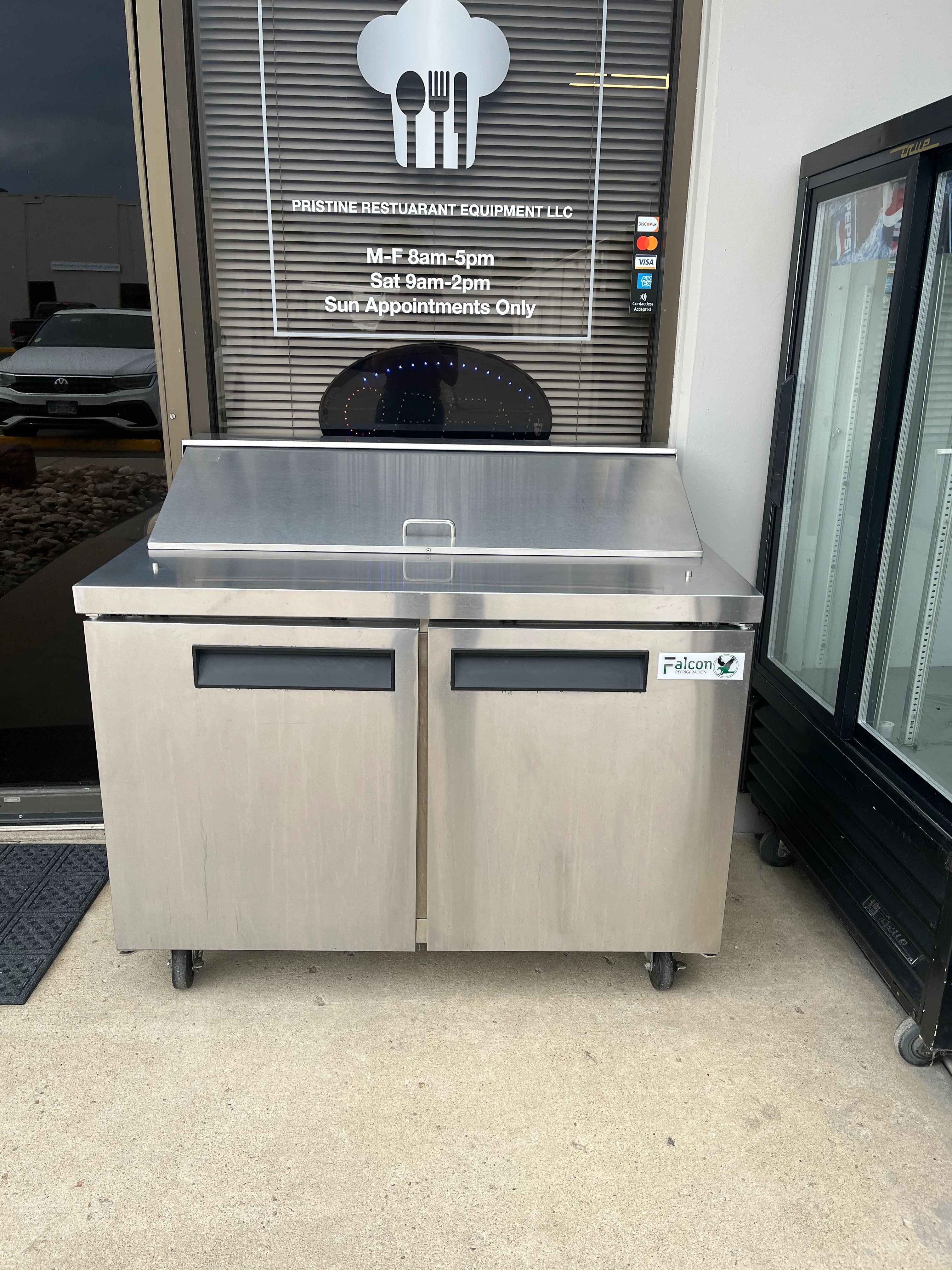 FALCON 48" SANDWICH PREP TABLE Pristine Restaurant Equipment LLC
