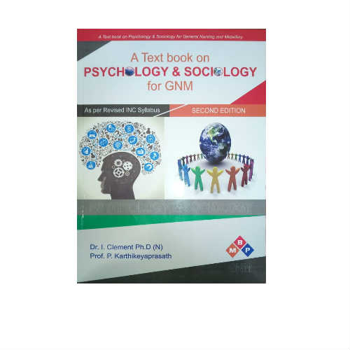 A Textbook Of Psychology & Sociology For GNM By Clement Prithvi