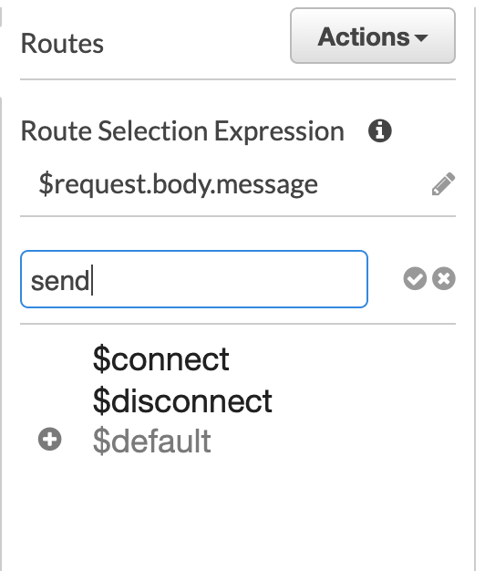 How to create aws websocket api gateway?