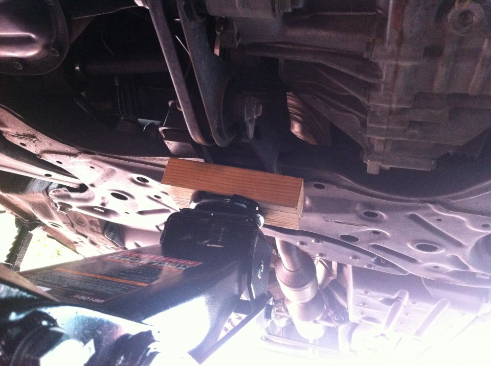 is there an easy way to lift the prius to rotate tires PriusChat