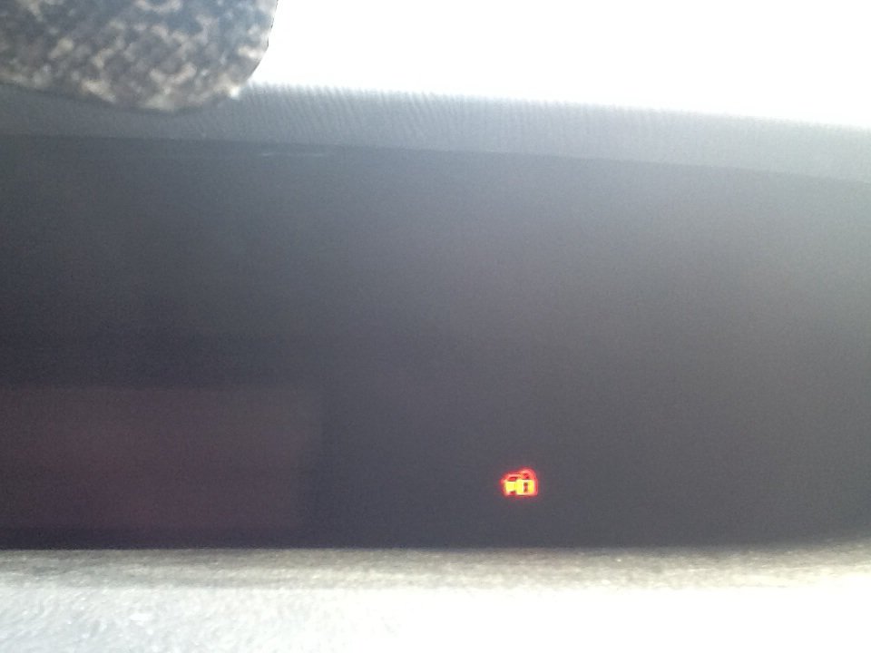 2010 Prius Dashboard red warning sign PriusChat