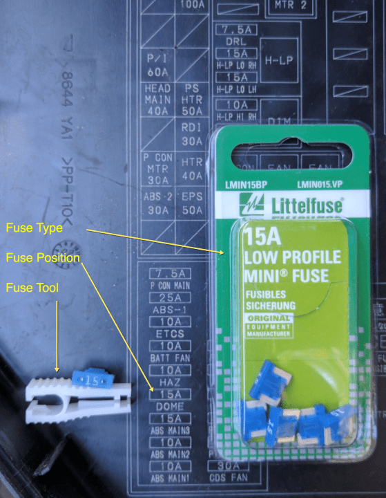 Gen2Dome Light fuse PriusChat