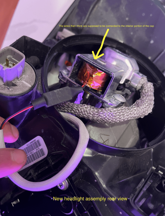 headlight assembly rear view | PriusChat