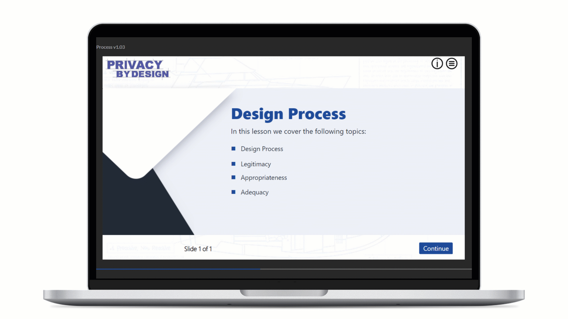 D211 Design Process Privacy By Design Training