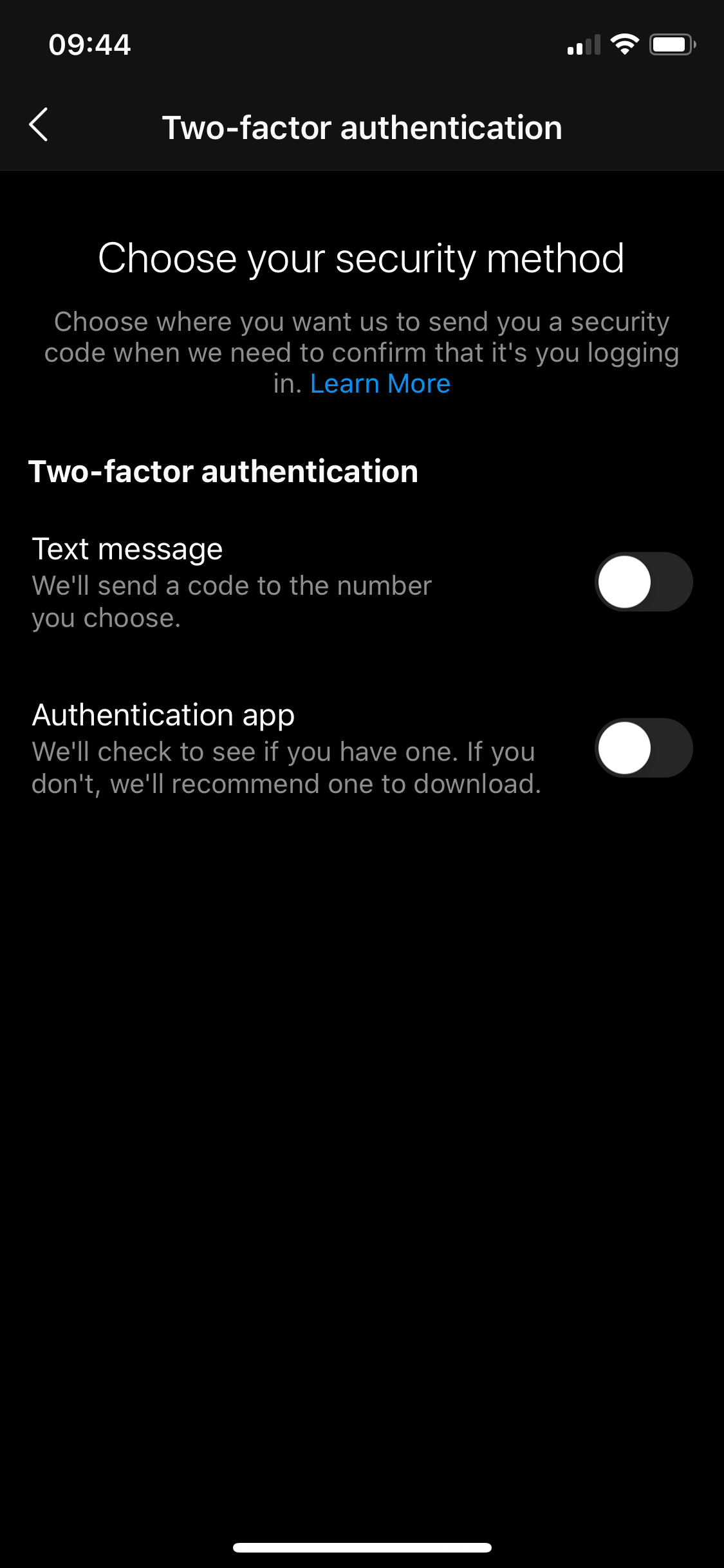 Instagram Two Factor Authentication Privacy International