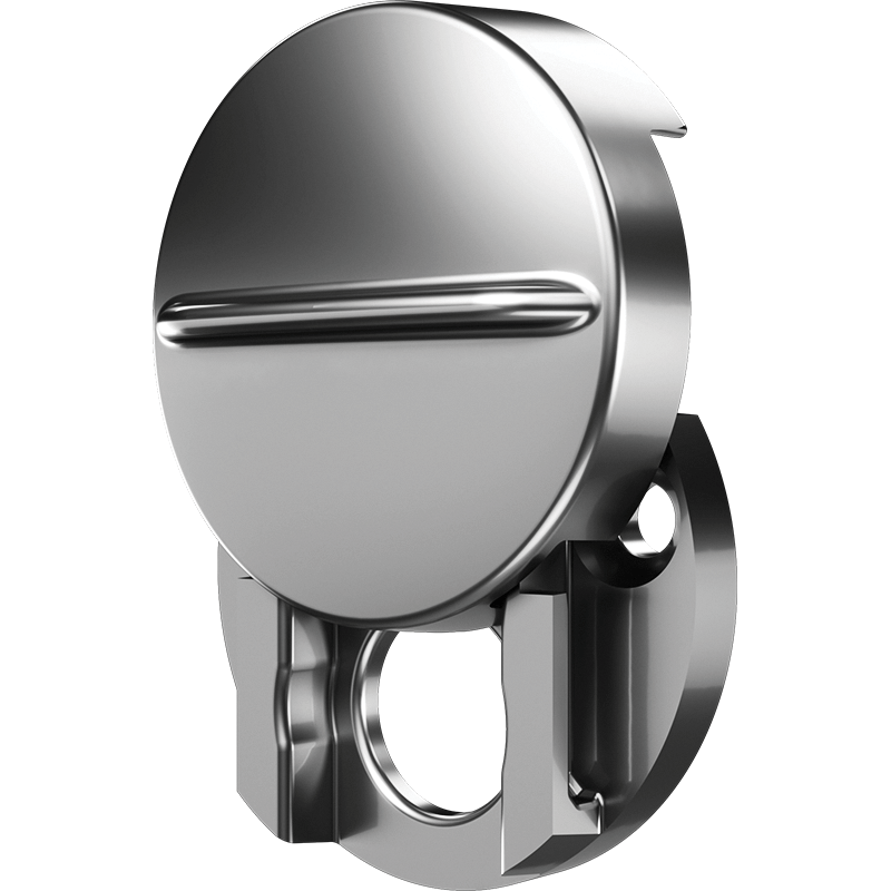 SPEYEGUARD® Fixed Peephole Cover, Satin Chrome, Metal Plated Finish