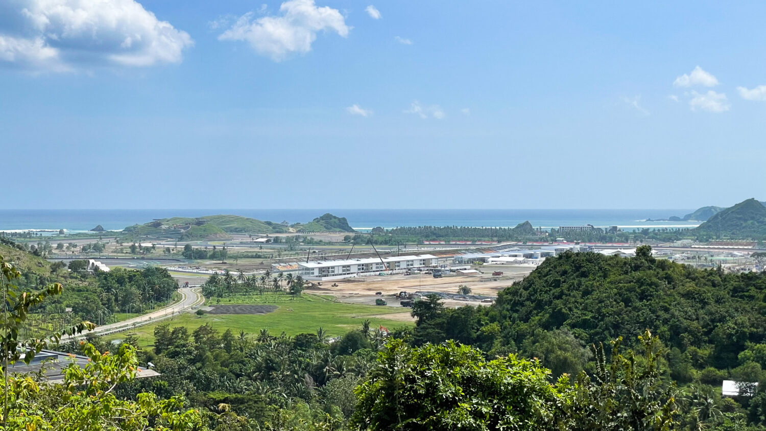 Hilltop Land For Sale In Kuta Lombok With Racetrack And Ocean Views