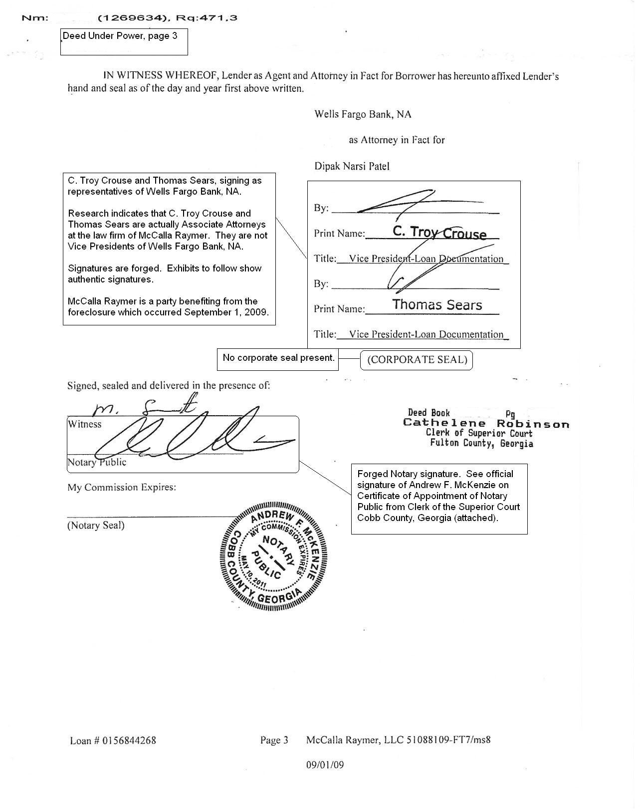 Operation Restoration Anne Batte Foreclosure Fraud