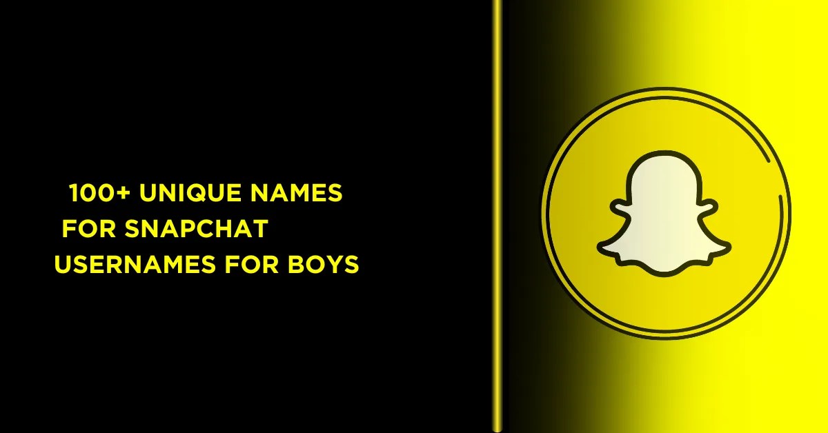 Unique Snapchat Usernames For Boys In 2026