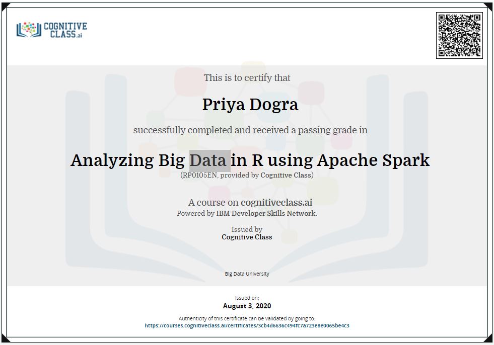 IBM Free Courses with Badges and Certificate Cognitive
