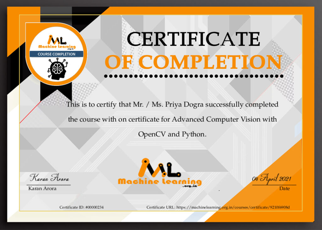 Advanced Computer Vision with OpenCV and Python Free Course How to do