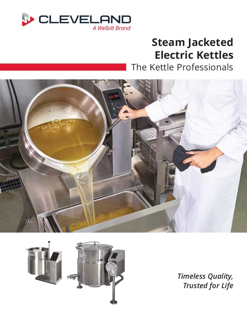 Cleveland Steam Jacketed Electric Kettles Performance Reps Northwest