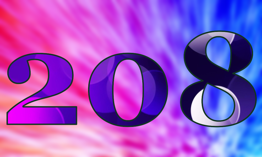 208 — двести восемь. натуральное четное число. в ряду натуральных чисел