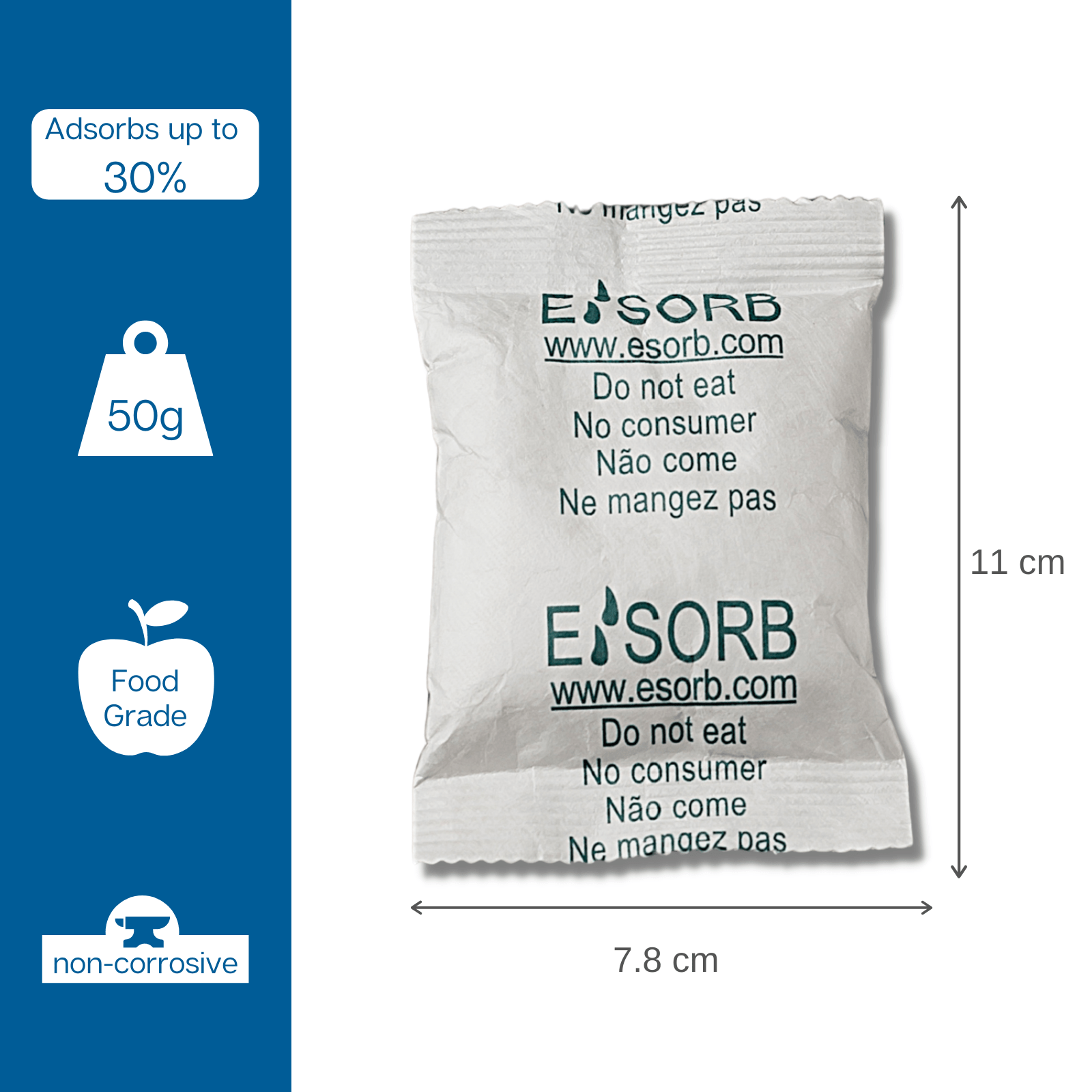 50g Silica Gel Packaging Desiccants Protection Experts Australia