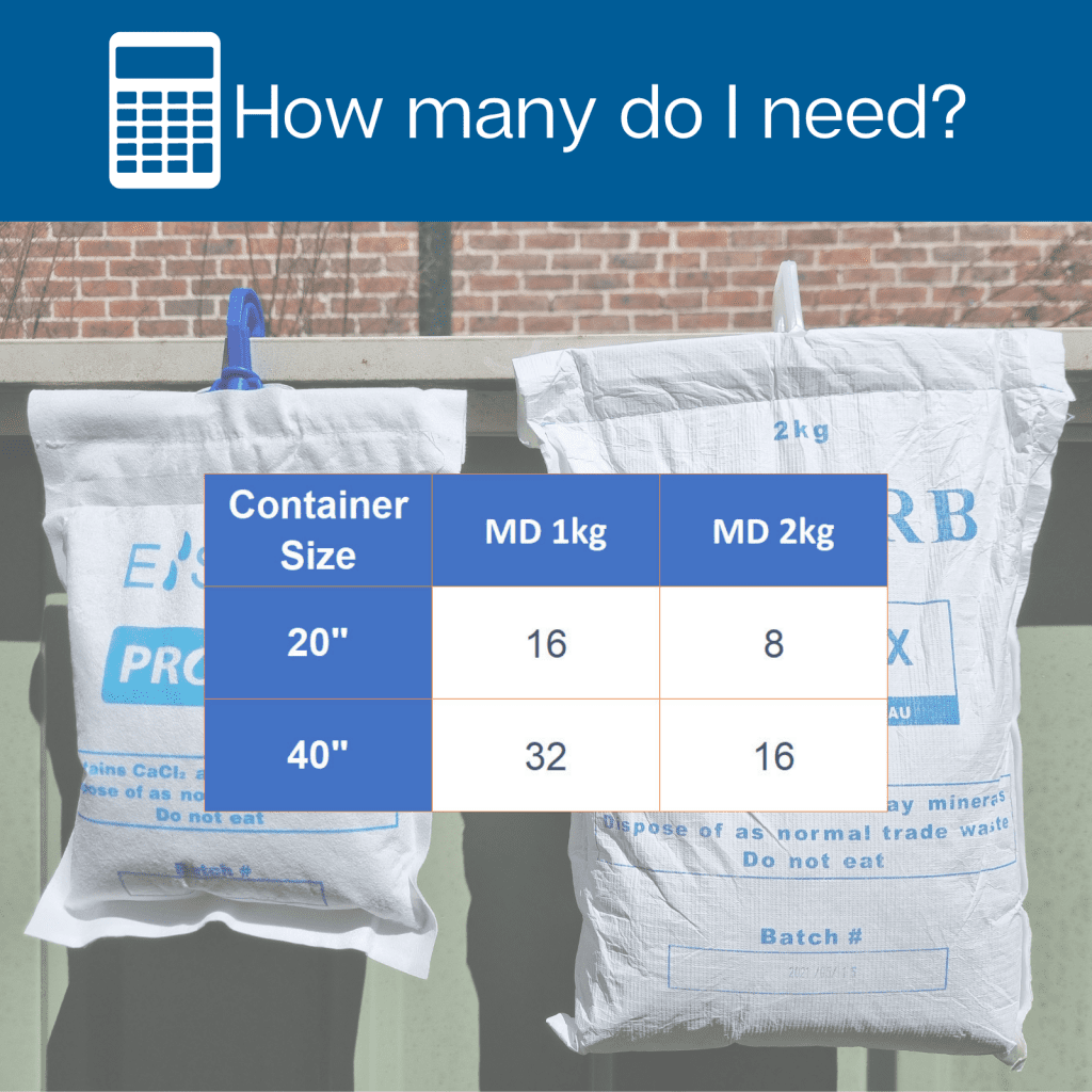 Mineral Desiccant 2kg Shipping Desiccants Protection Experts Australia