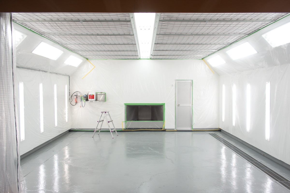 自作塗装ブース 躯体編 プロ･フィット社外記