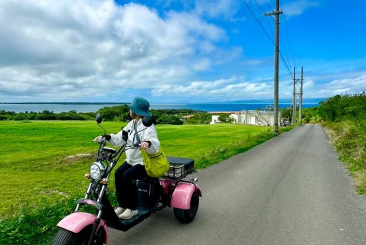【沖縄・石垣島】バッファローソルジャー 1人乗り三輪バギー(EVトライク)レンタル（2時間） 沖縄 石垣島・竹富島 体験ツアー 格安