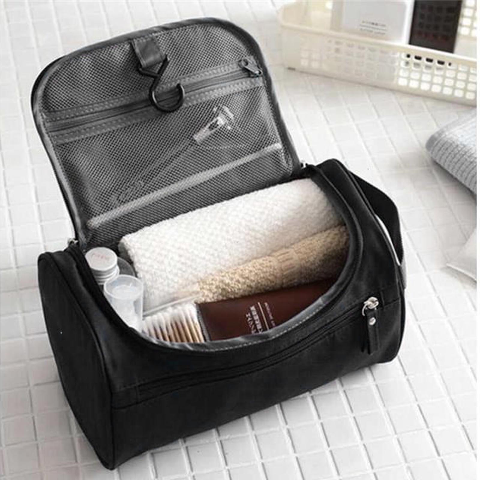 Travel Wash Bag Hanging Mens Toiletry Organizer Shaving