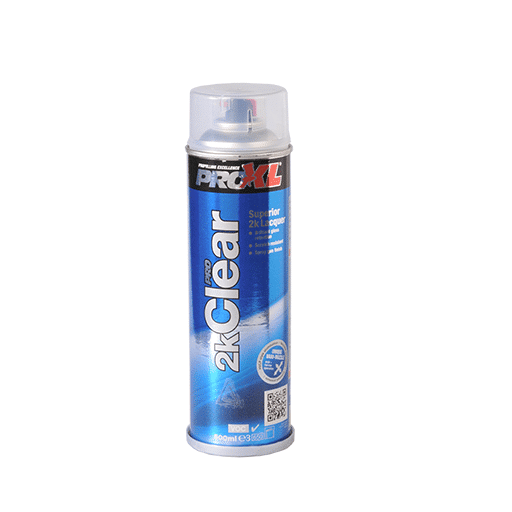 Pro2KClear High Quality 2K Clear Coat Lacquer Aerosol 500ml