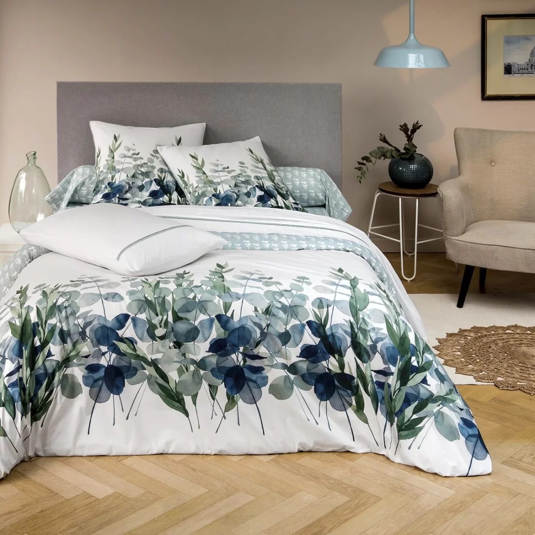 Modèle Eucalyptus Linge de Lit à motifs Tradition des Vosges PRO