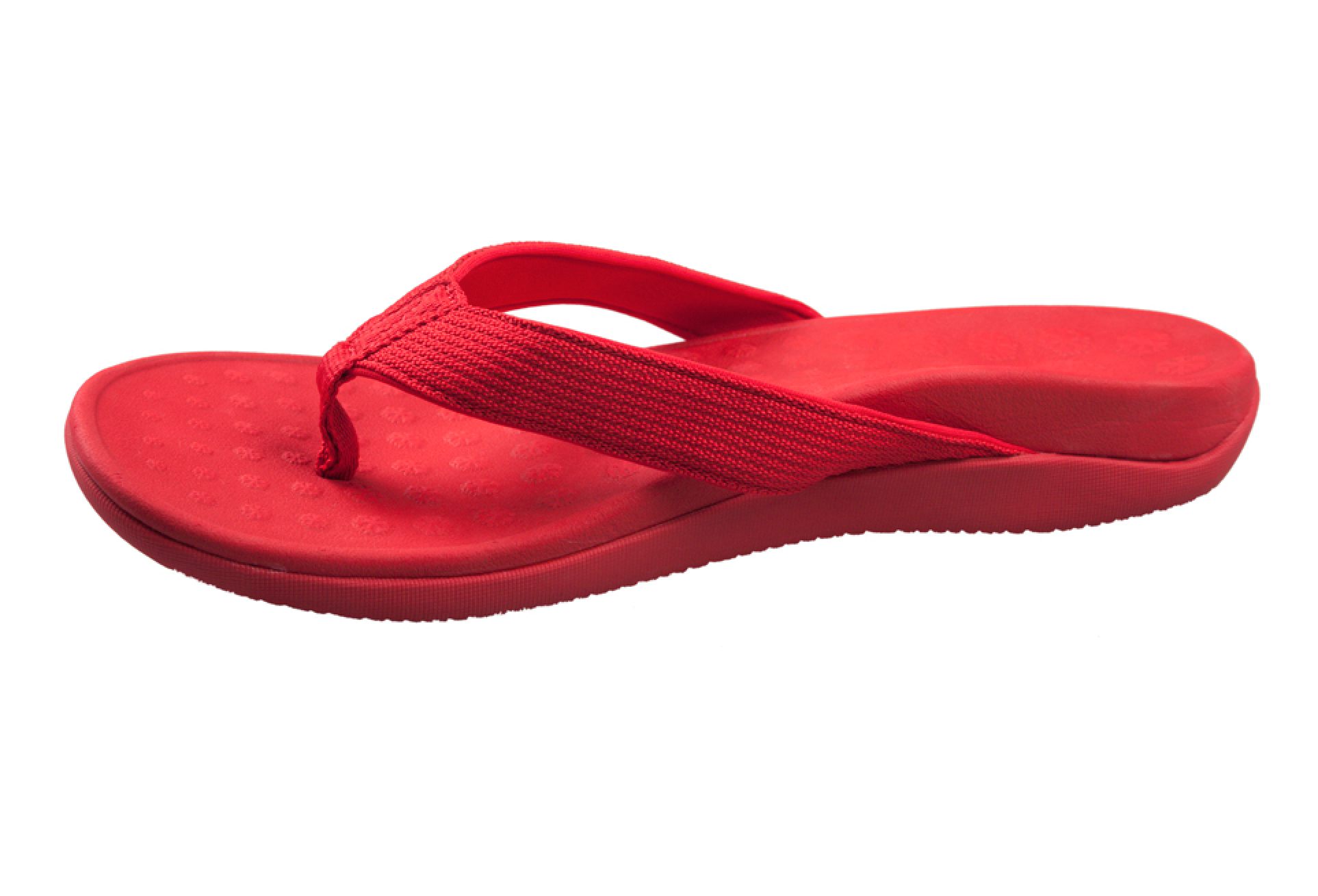 Pro11 Wellbeing orthotic sandal with arch support (red) Pro II Wellbeing