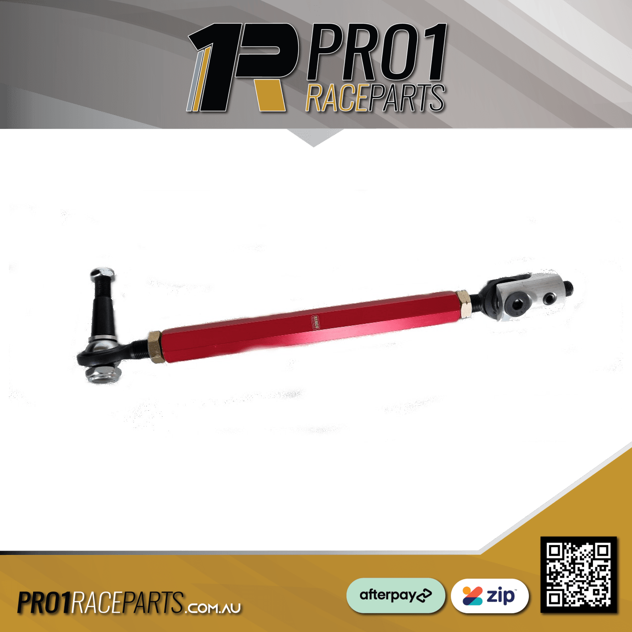 Vy to VZ Commodore Steering Rack Rod End Aluminium Adapter Kit w Hex