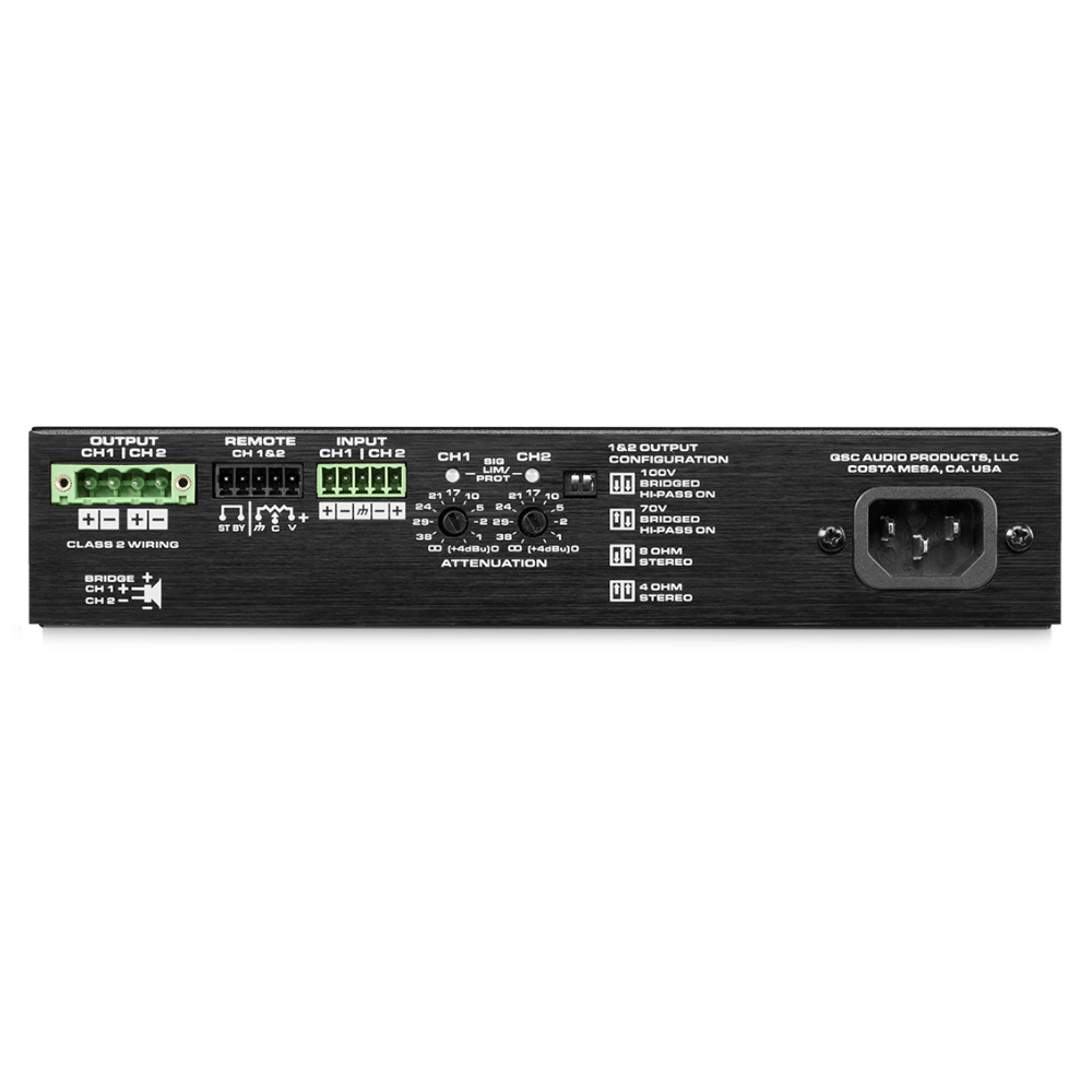Amplificador QSC SPA2-200 - Pro Audio Sistemas