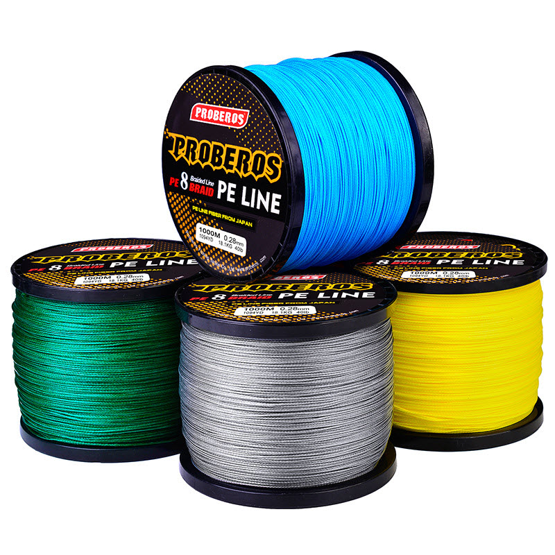 8 PE Braided 1000m Fishing Line Proberos Fishing Tackle
