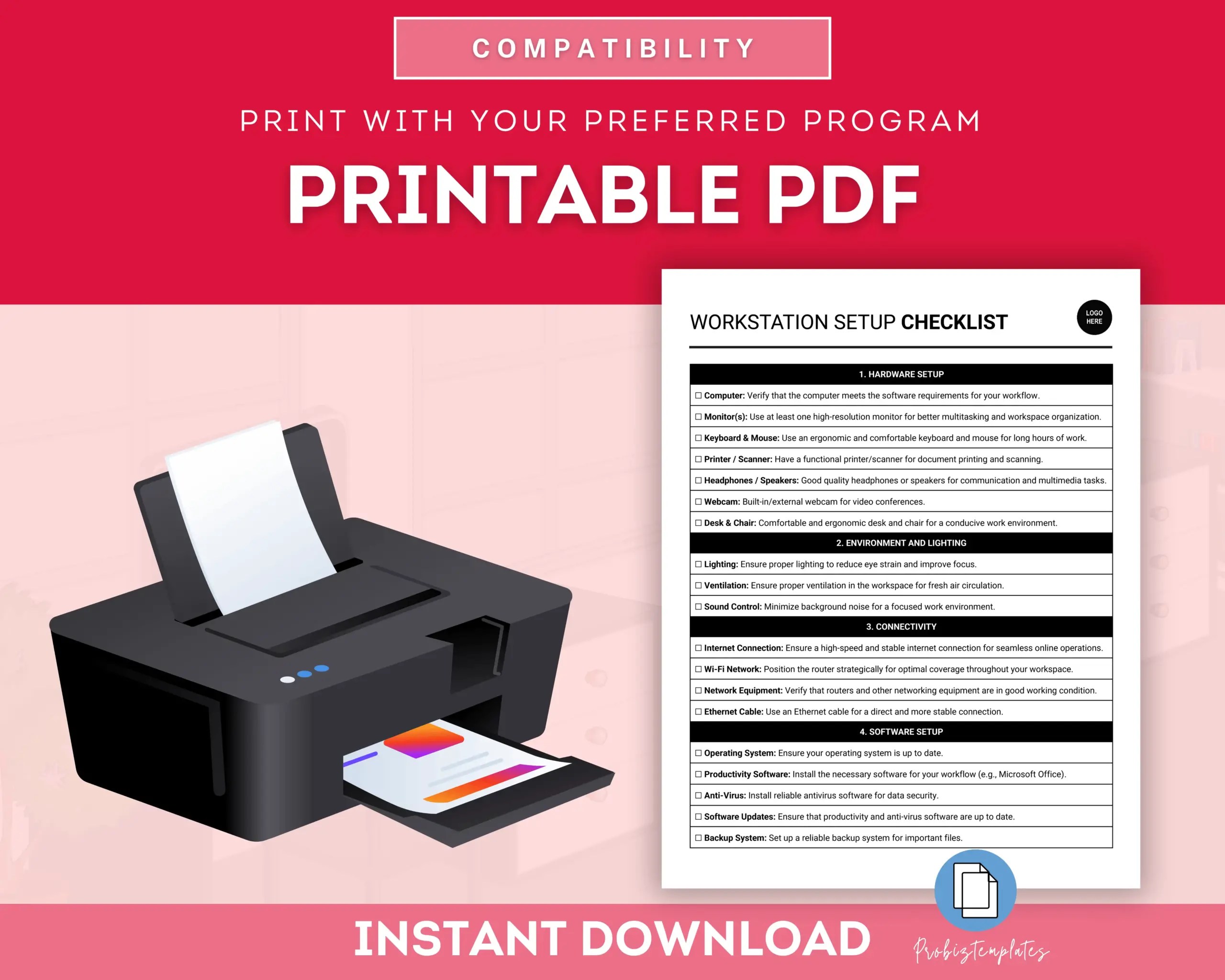 Workstation Setup Checklist