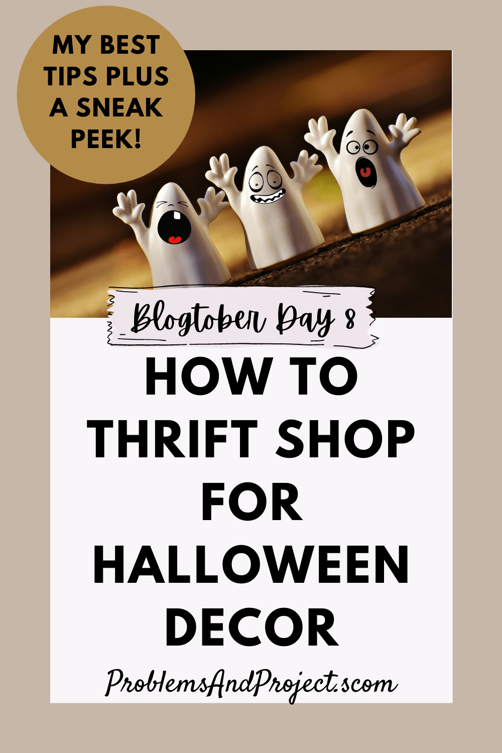 How to Thrift Shop for Halloween Decor Problems and Projects