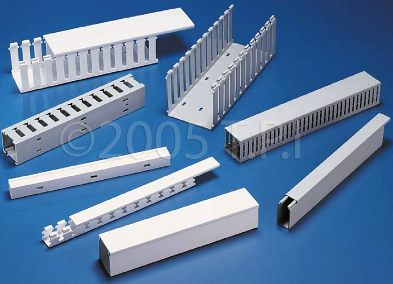 3Inch Wide PVC Wiring Duct Cover for TYT3X3 Gray TYTCV3