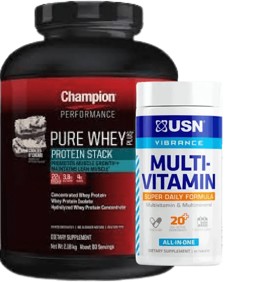 Combo Deal! Champion Performance Whey and USN Multivitamin Probuilder