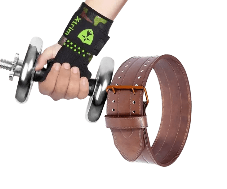 Gym Accessories Deal Gym Leather Belt & Deadlift Wraps Probuilder