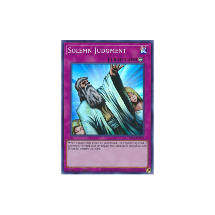 Solemn Judgment (Super Rare)