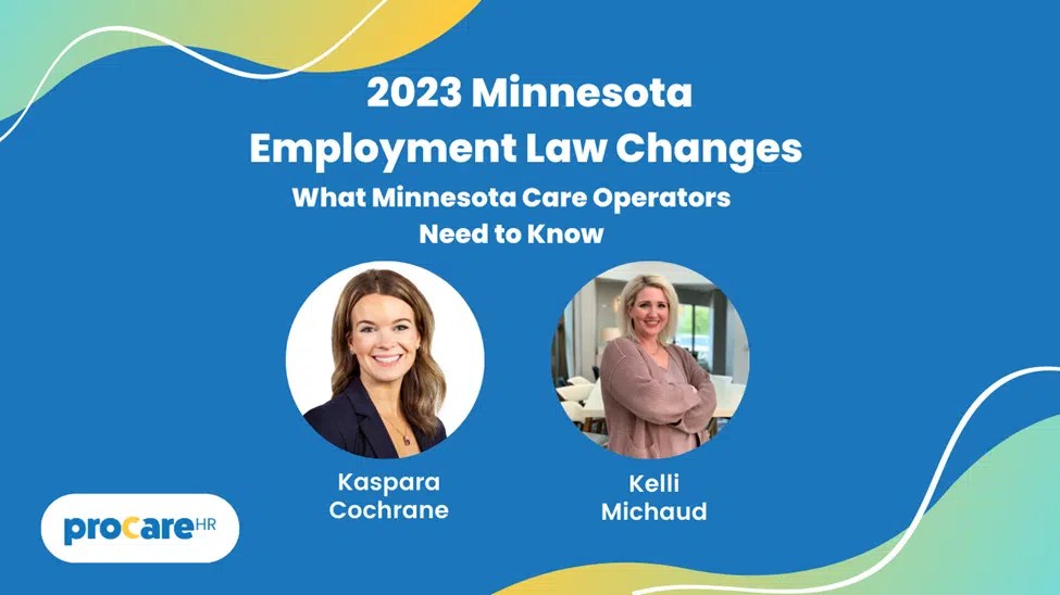 inar 2023 Minnesota Employment Law Changes What Minnesota Care