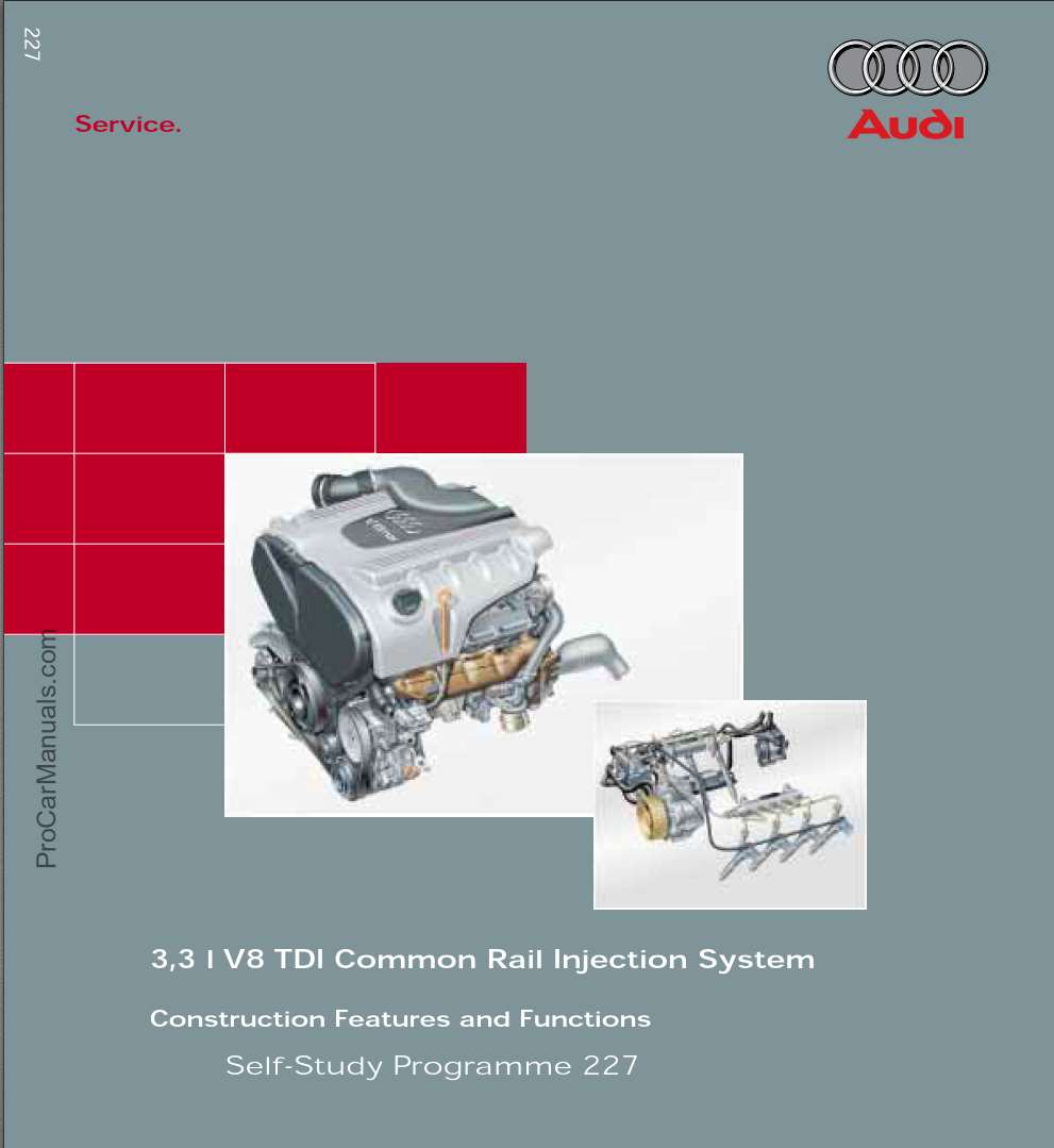 Self Study Program 227 3.3L V8 TDI Common Rail Injection