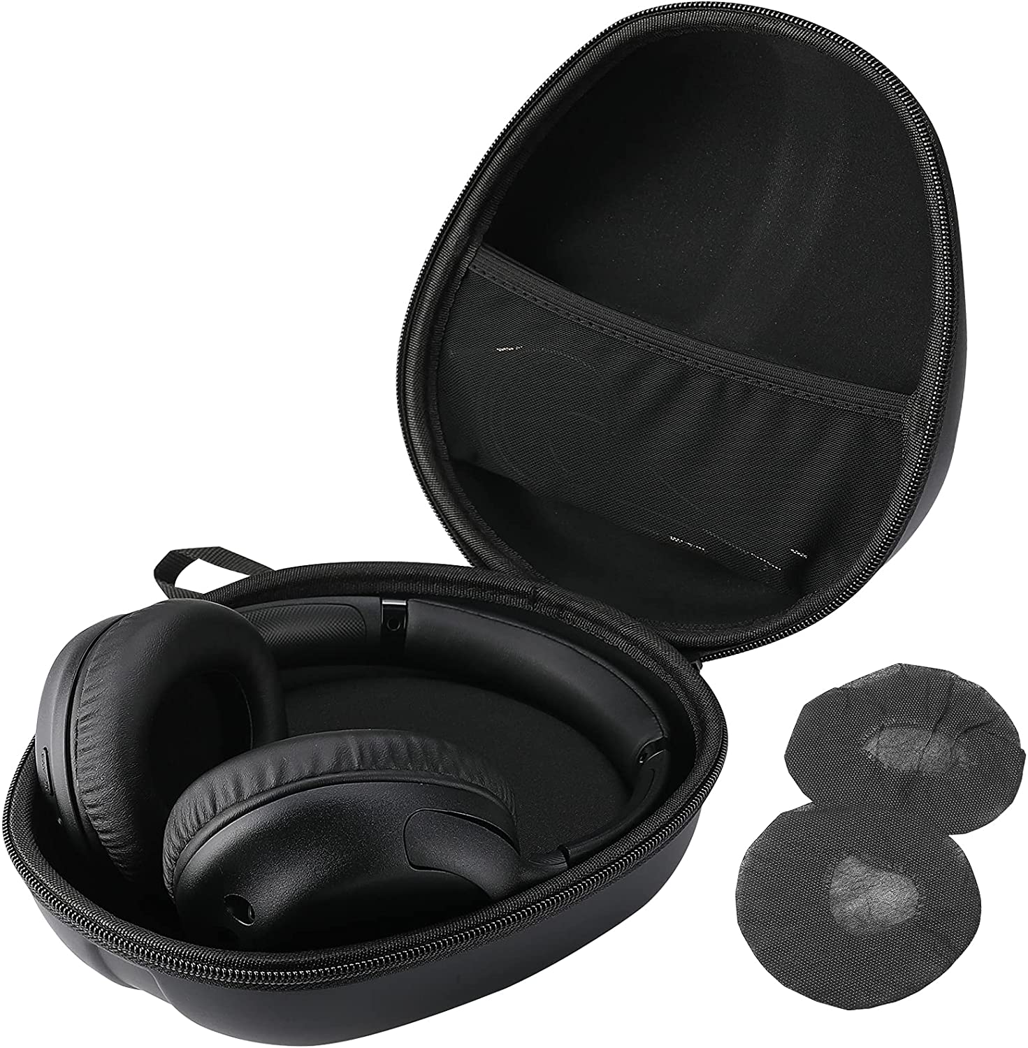 (CASE ONLY) Hard Shell Headphone Case for Over Ear Headphones ProCas