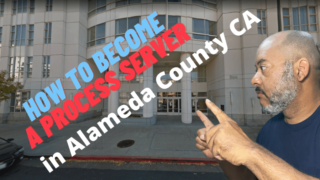 Alameda County California Recorders Office Process Server Licensing