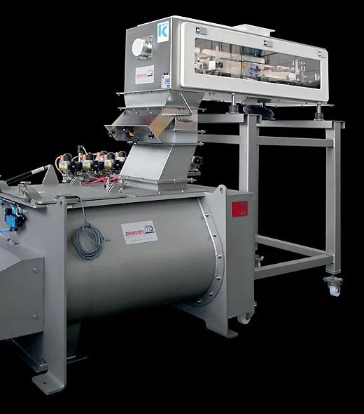 Continuous mixing process technology online