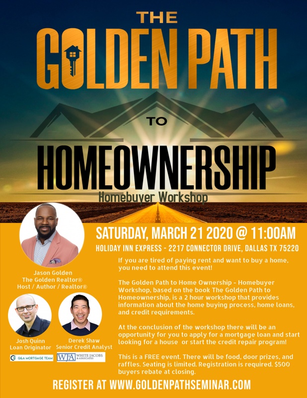 Home Buyer Seminar in Dallas, Frisco, Irving, Arlington, Grand Prairie