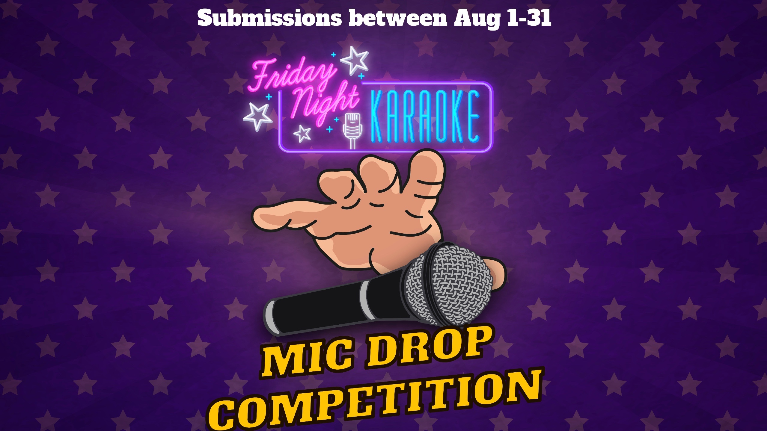 Friday Night Karaoke Mic Drop Competition SponsorMyEvent