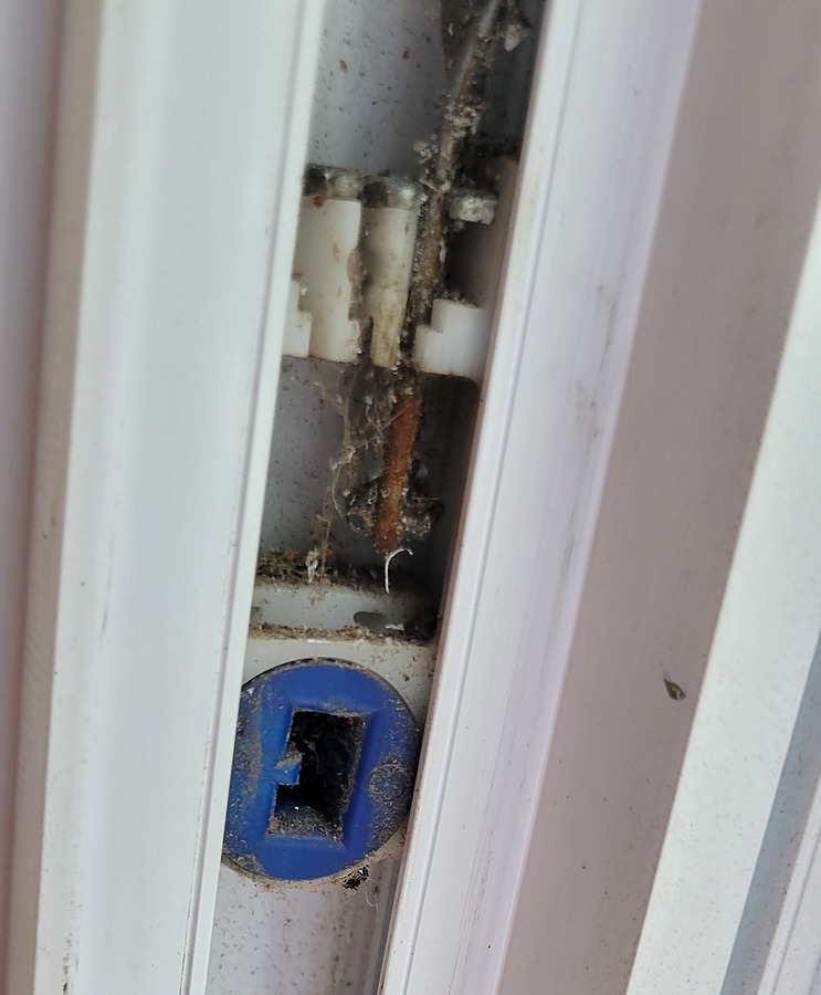 Pivot shoes for tilt sash window with spiral balances.