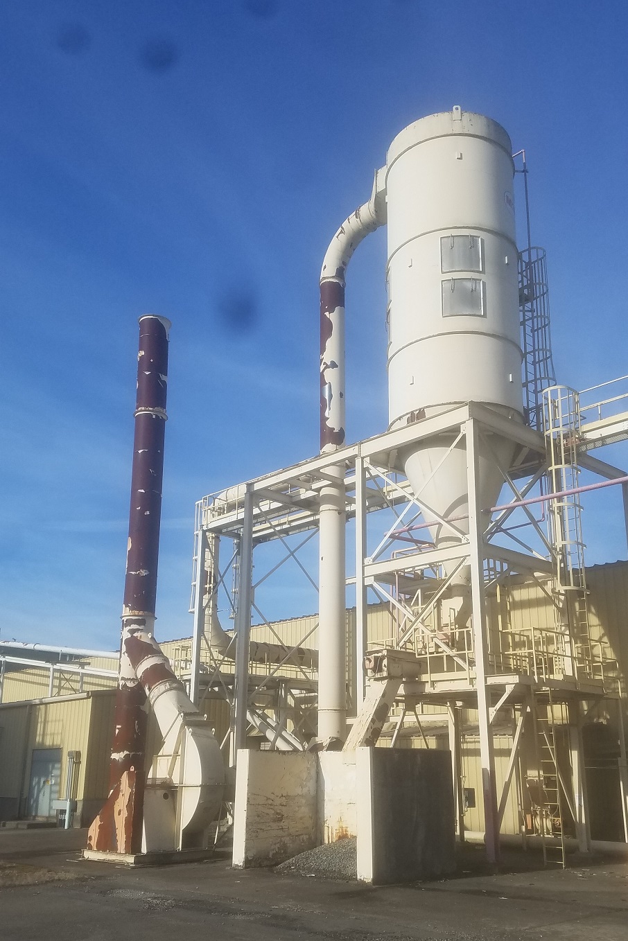 40,000 CFM Round Baghouse Dust Collector MAC PROCESS