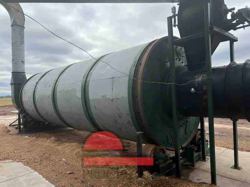 08' X 24' Triple Pass Rotary Drum Dryer