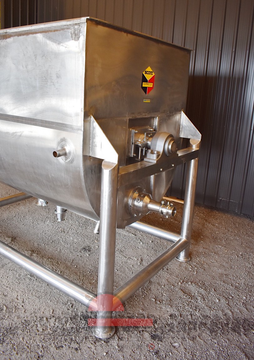 SCOTT 100 cu/ft. SS Ribbon Mixer Jacketed.